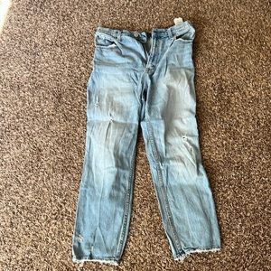 Abercrombie & Fitch ultra high rise mom Jean